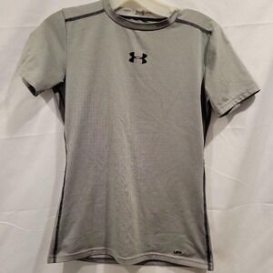 Boys Under Armour UPF 50+ Protection Shirt Youth‎ Size Large Gray